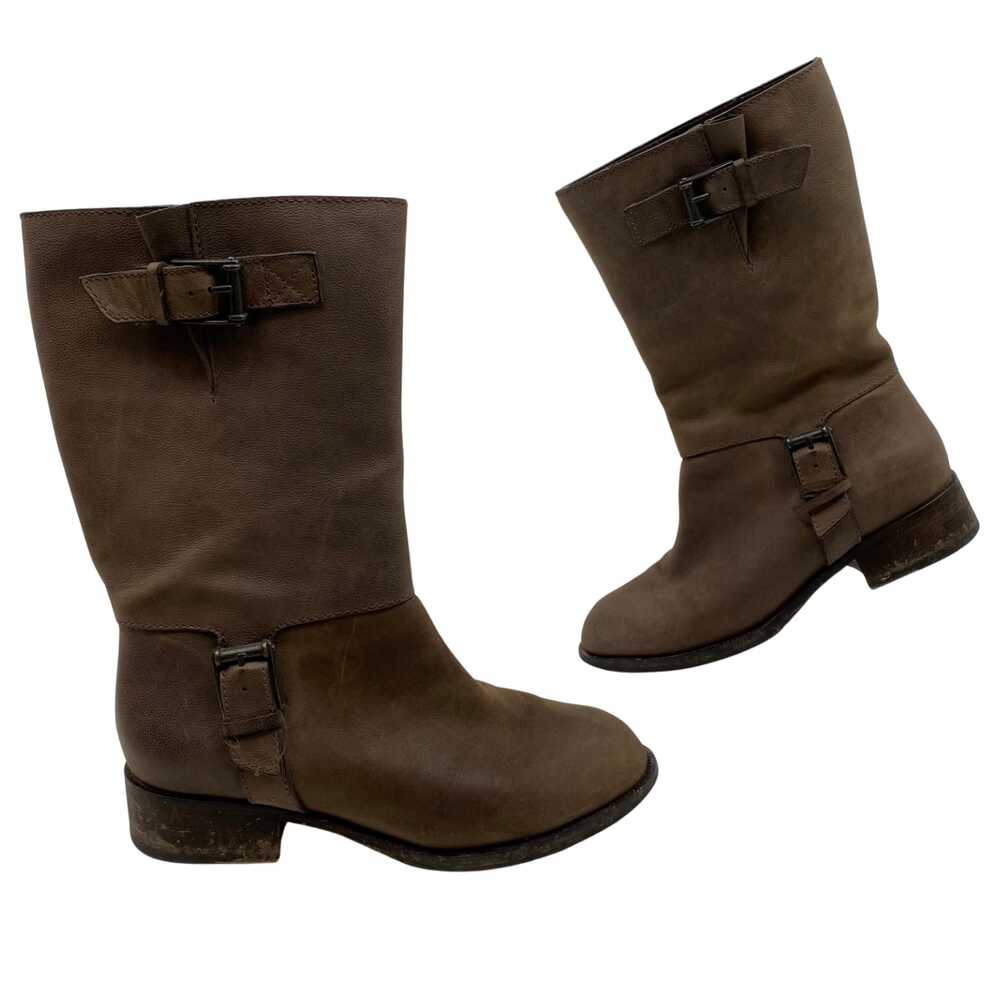 Cole Haan Brown Leather Heeled Boots | Women’s Size 8